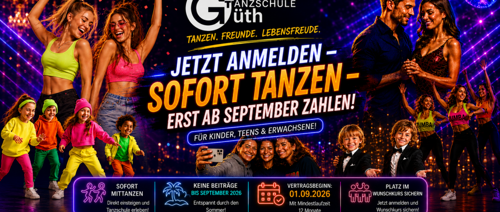 Tanzschule Güth Sommerangebot 2026